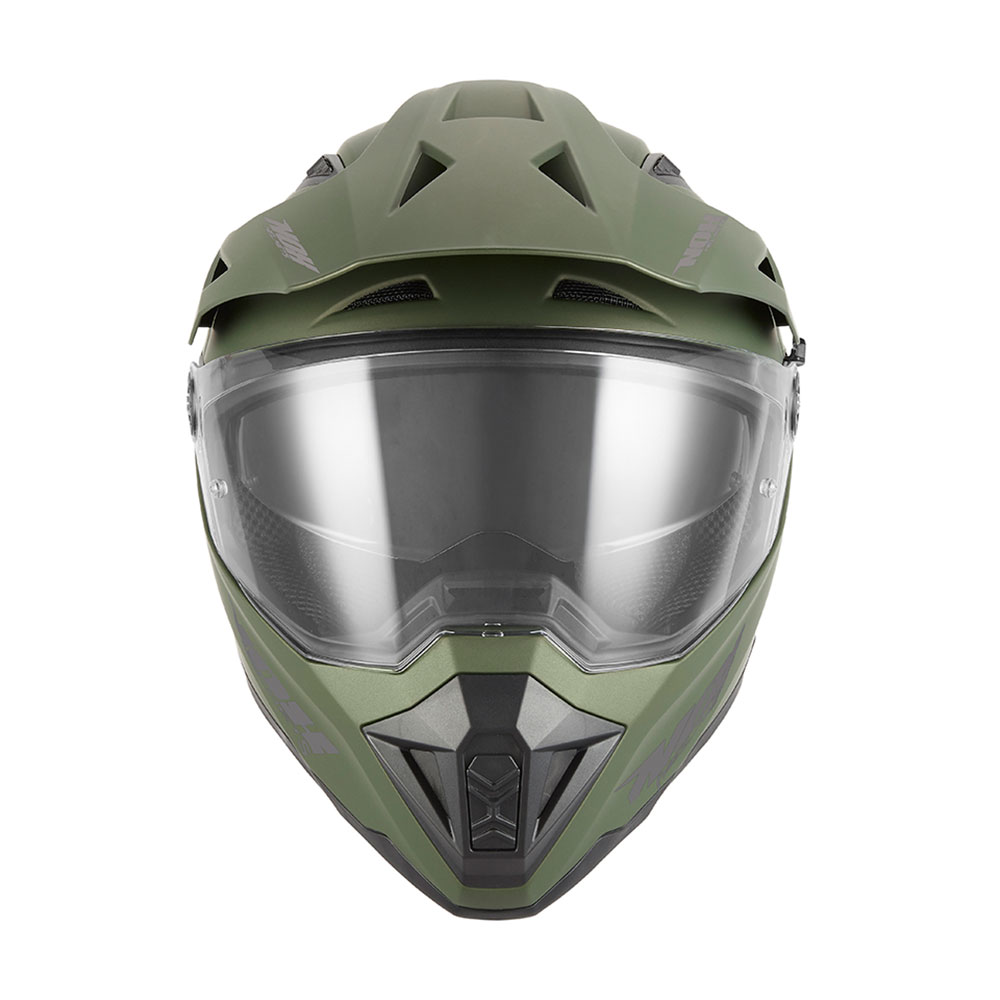 Kaciga NOX Enduro N350 sa vizirom KHAKI mat L