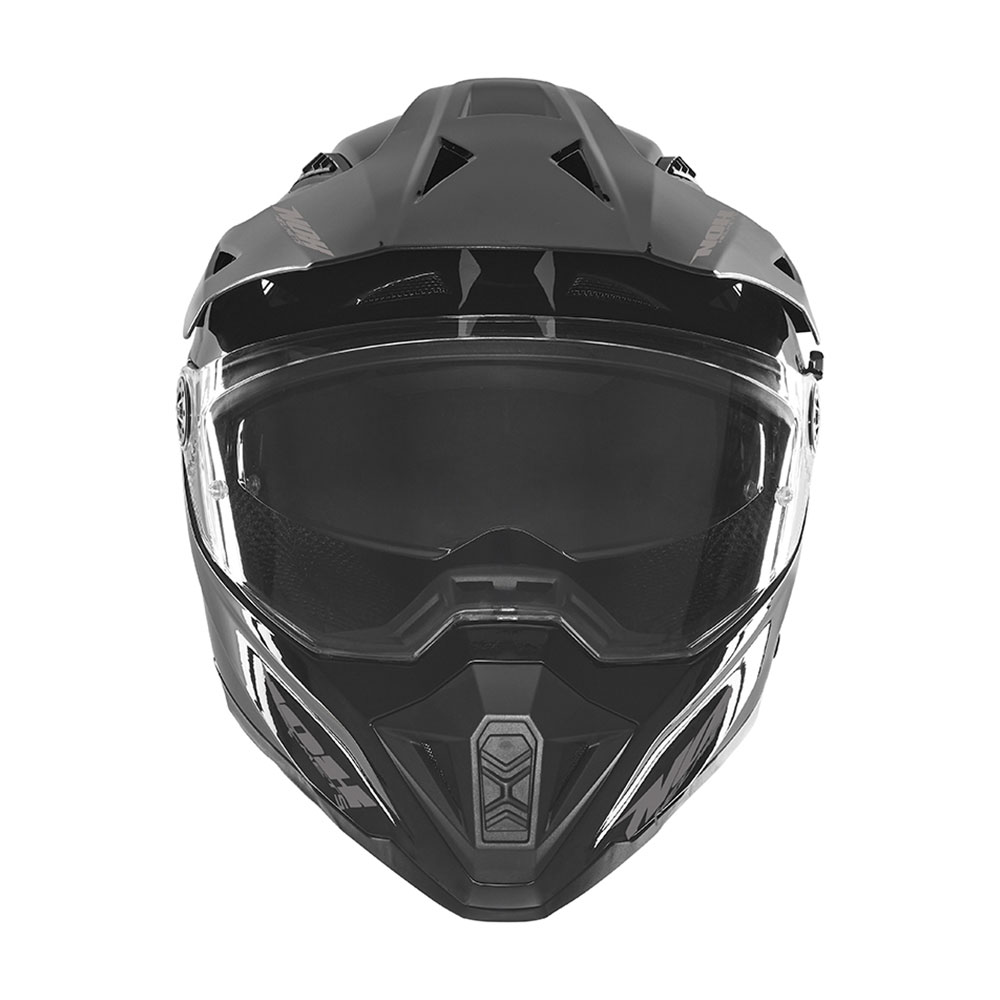 Kaciga NOX Enduro N350 sa vizirom sjajno crna L