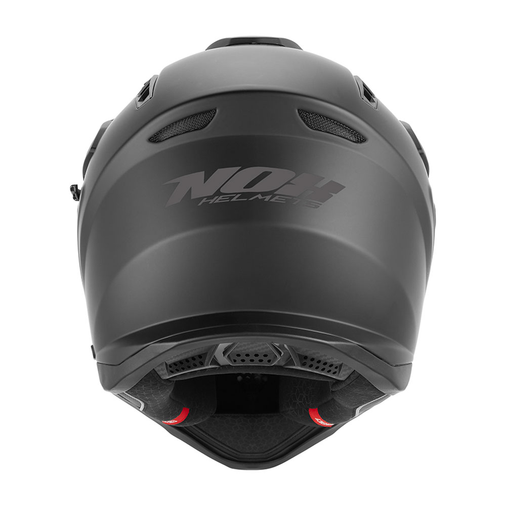 Kaciga NOX Enduro N350 sa vizirom mat crna XL