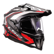 Kaciga LS2 Enduro MX701 EXPLORER CARBON FRONTIER II crvena XXL