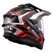 Kaciga LS2 Enduro MX701 EXPLORER CARBON FRONTIER II crvena XXL
