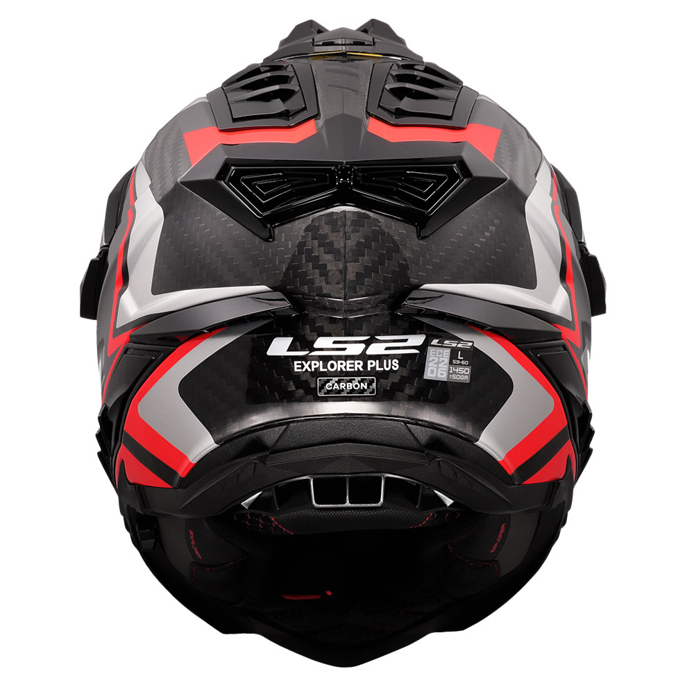 Kaciga LS2 Enduro MX701 EXPLORER CARBON FRONTIER II crvena XXL