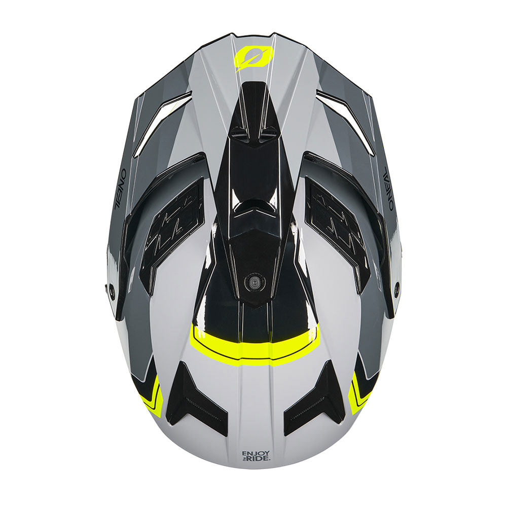 Kaciga ONEAL Enduro DSRS NOMAD crno sivo žuta 2XL