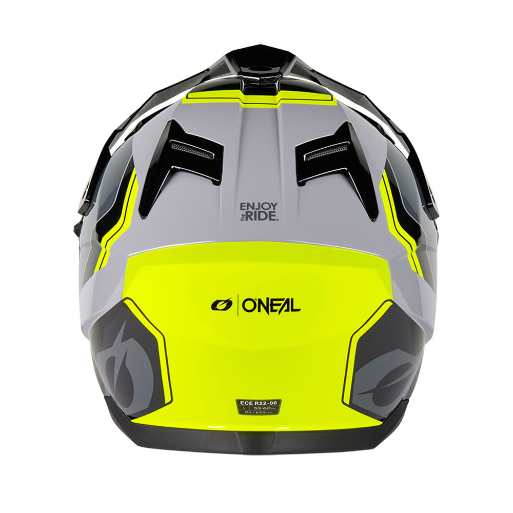Kaciga ONEAL Enduro DSRS NOMAD crno sivo žuta 2XL