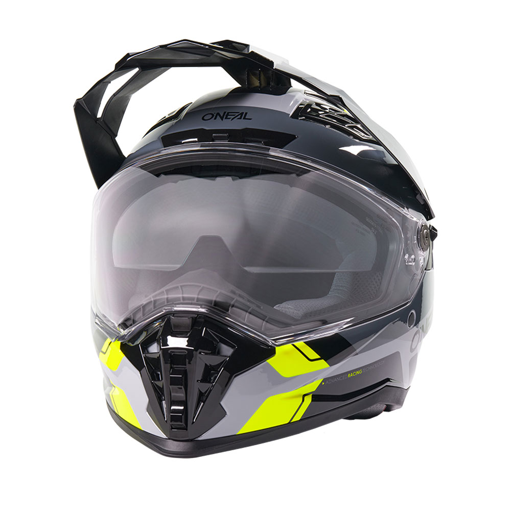 Kaciga ONEAL Enduro DSRS NOMAD crno sivo žuta 2XL