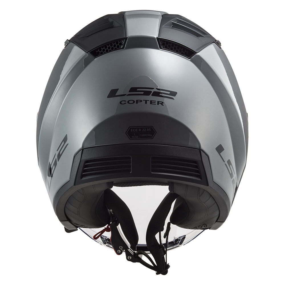 Kaciga LS2 Jet OF600 COPTER II nardo siva sa naočarima XXL