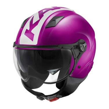 Kaciga jet Kappa KV57 STRIKER belo ljubičasta M