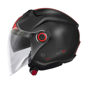 Kaciga jet GIVI 12.5F TOUCH crno crvena L