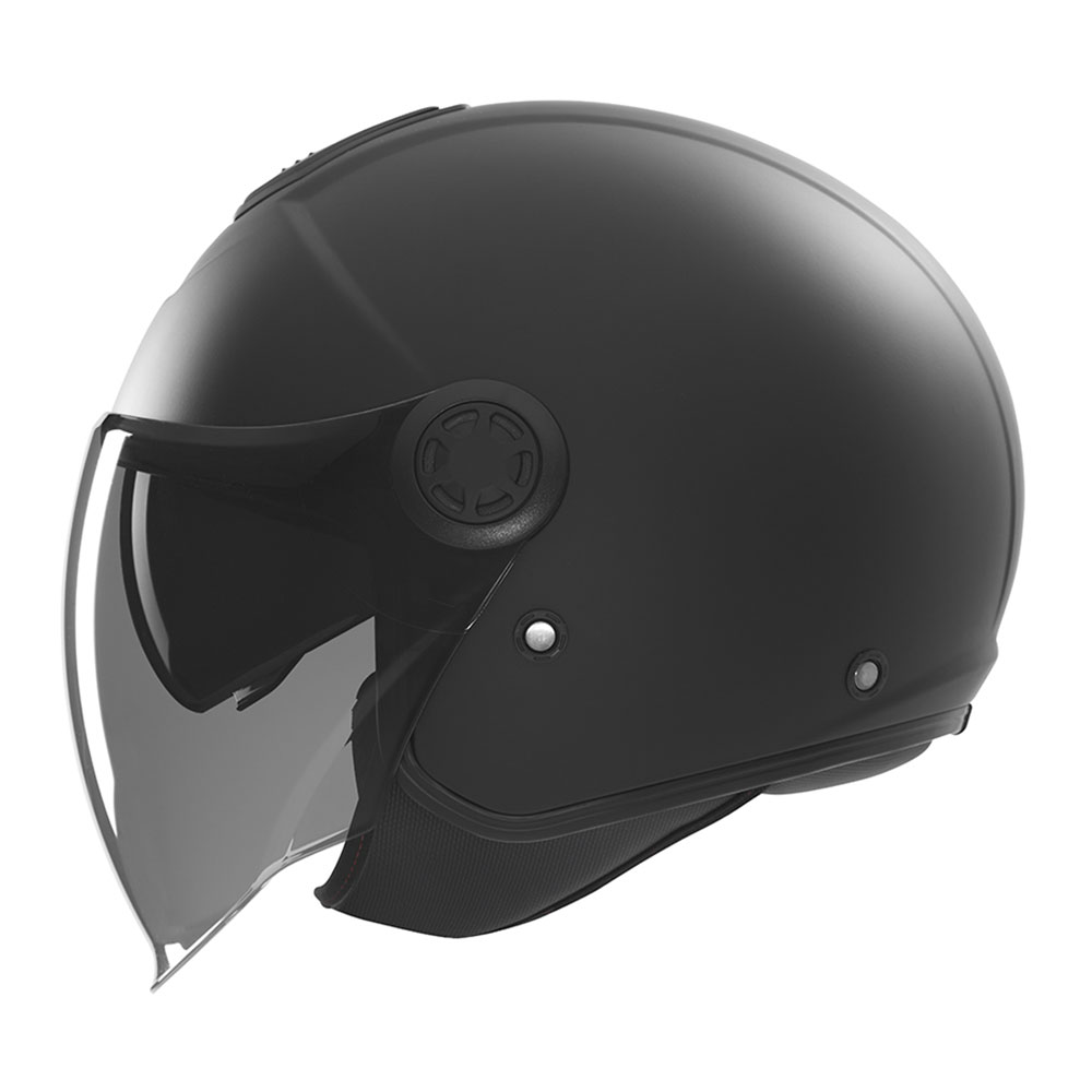 Kaciga NOX Jet N182 sa naočarima mat crna S