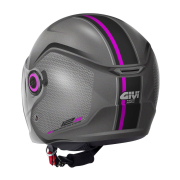 Kaciga jet GIVI 12.5F TOUCH titanium roza M