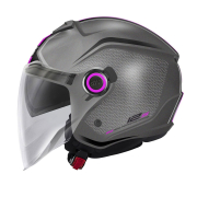 Kaciga jet GIVI 12.5F TOUCH titanium roza