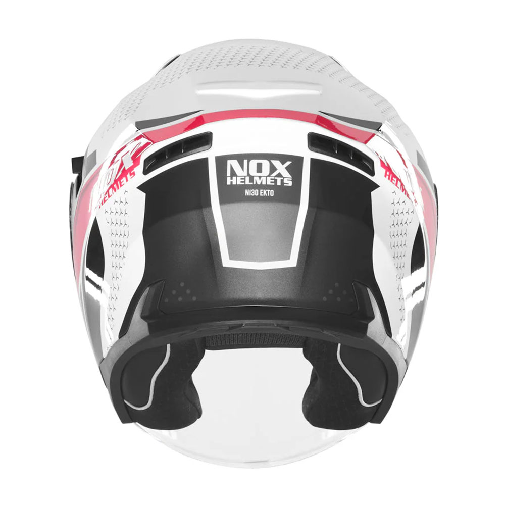 Kaciga NOX Jet N130 EKTO rozo bela L