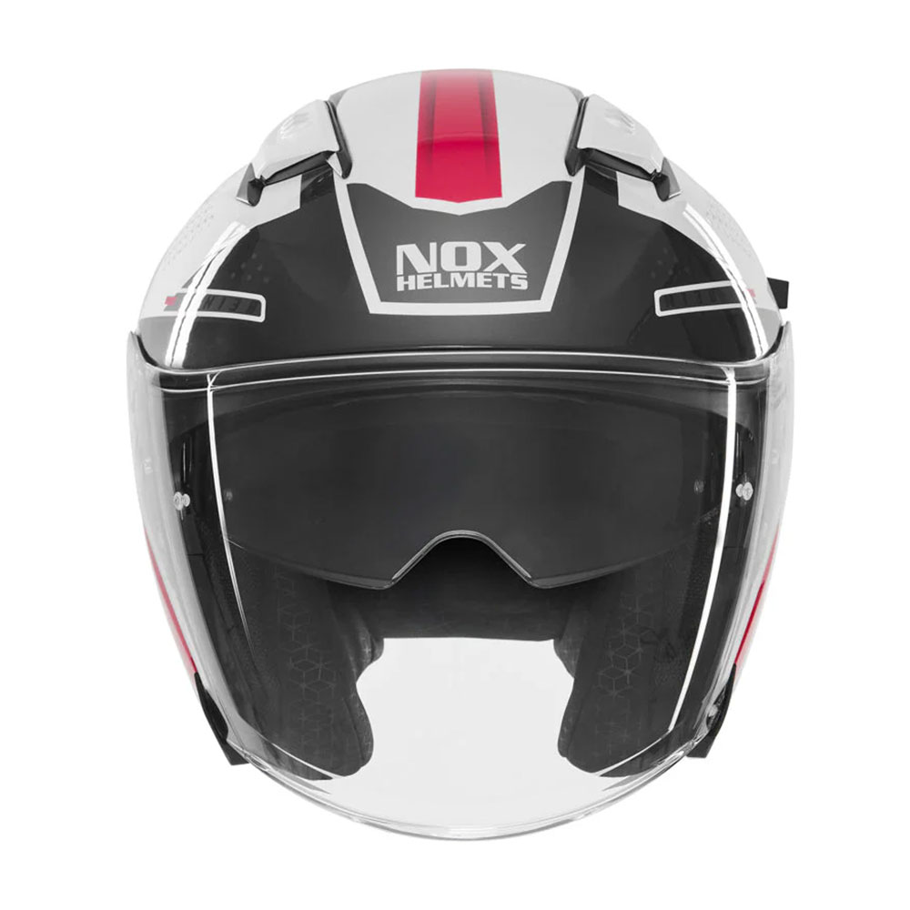 Kaciga NOX Jet N130 EKTO rozo bela L