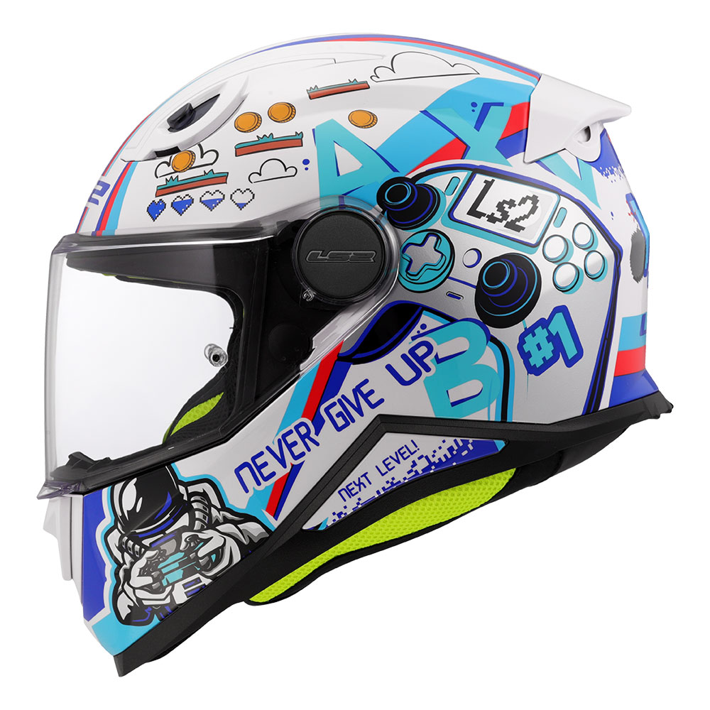 Kaciga LS2 Full Face FF812 KID NEXT LEVEL dečija bela S