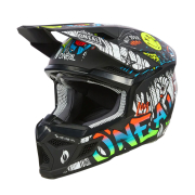 Kaciga ONEAL Cross 3SRS RANCID crno bela dečija XL