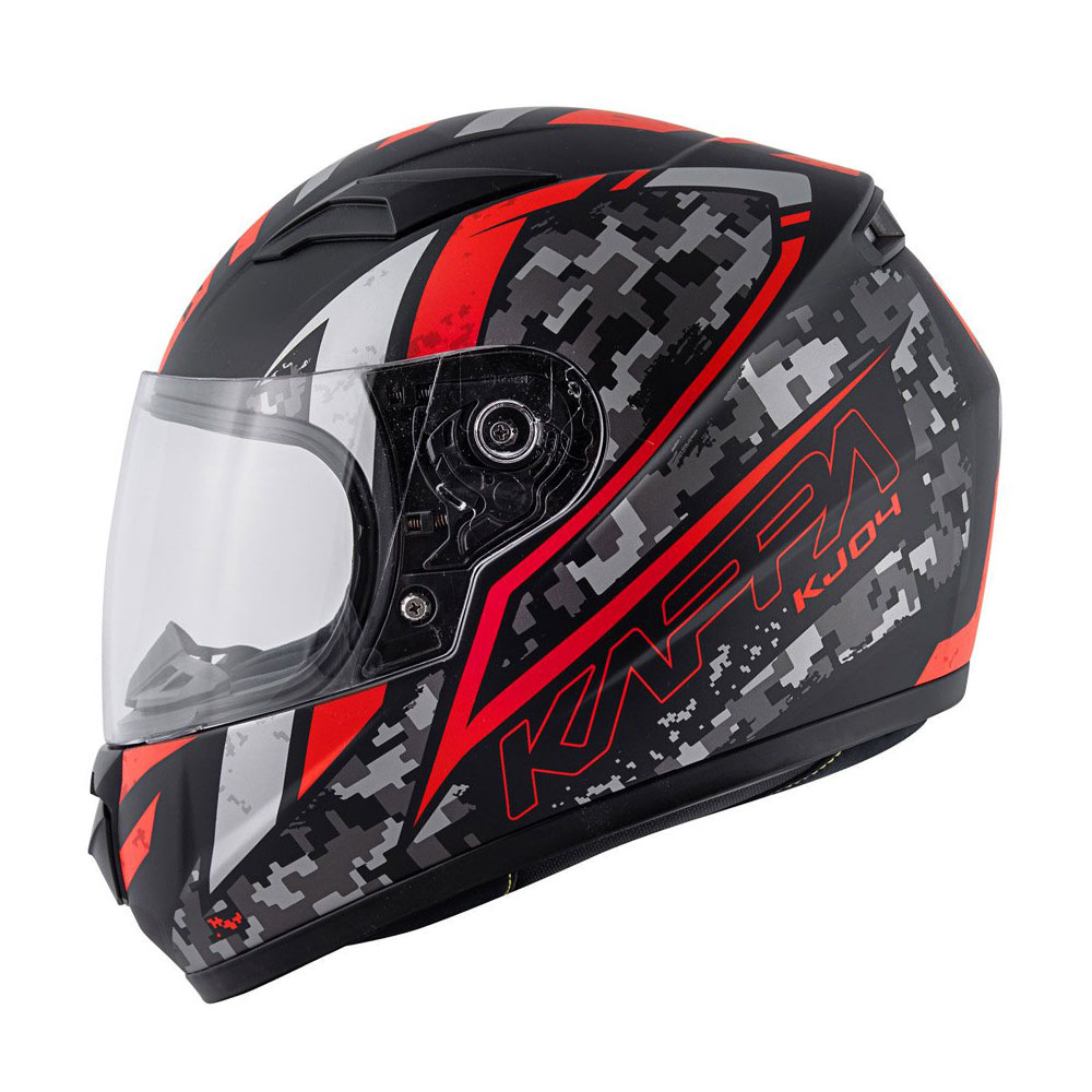 Kaciga Kappa DEČIJA zatvorena KJ04 EVO PROX  mat crno crvena M