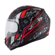 Kaciga Kappa DEČIJA zatvorena KJ04 EVO PROX  mat crno crvena L