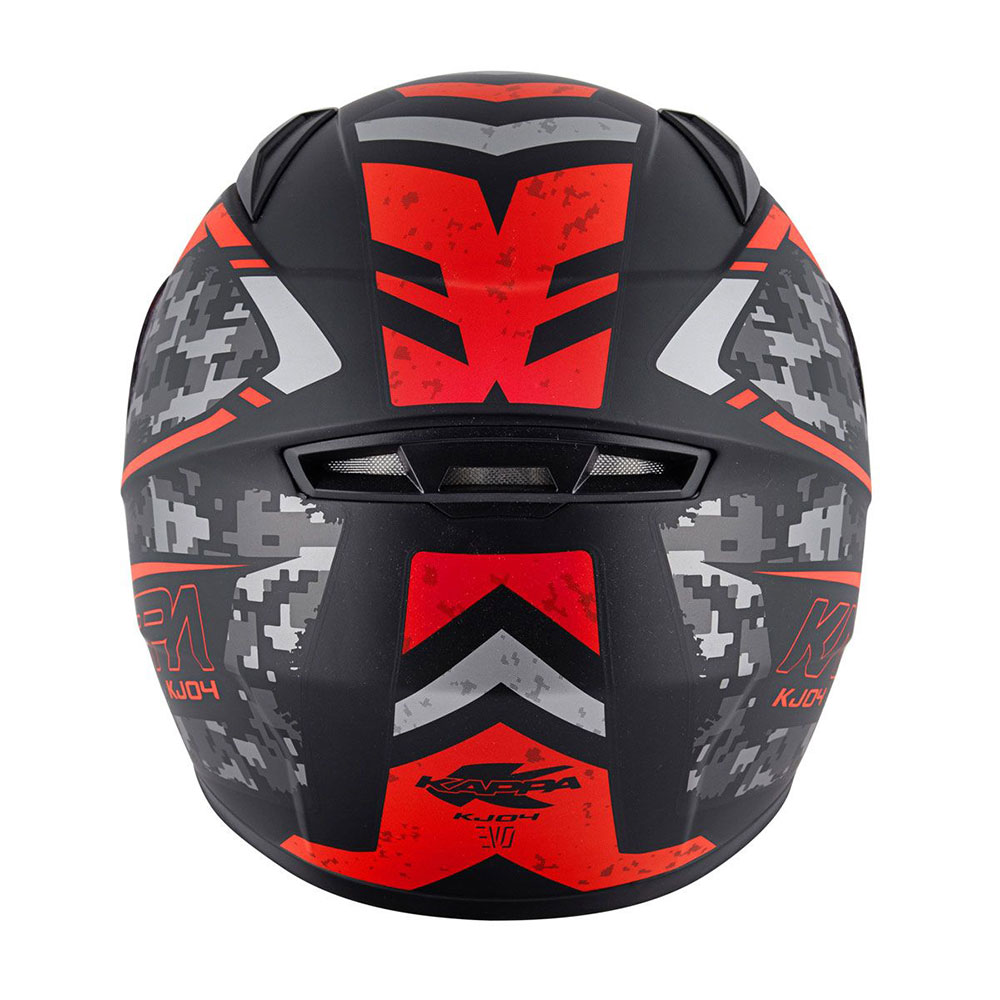 Kaciga Kappa DEČIJA zatvorena KJ04 EVO PROX  mat crno crvena XL