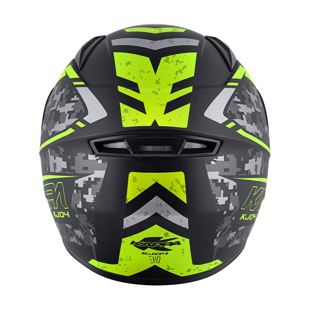 Kaciga Kappa DEČIJA zatvorena KJ04 EVO PROX  mat crno žuta L