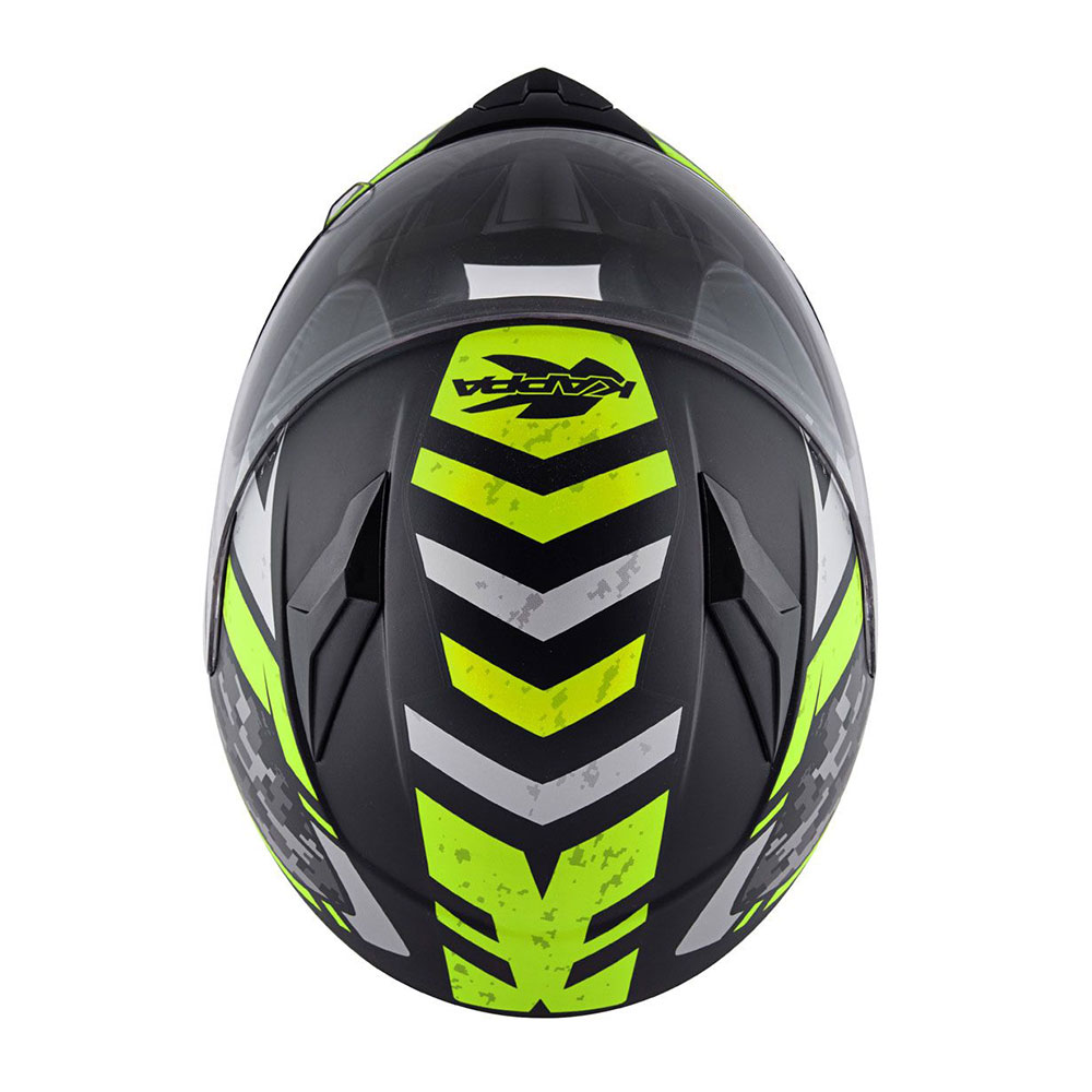 Kaciga Kappa DEČIJA zatvorena KJ04 EVO PROX  mat crno žuta M