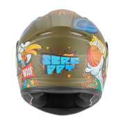 Kaciga NOX Full Face N731 SCRAPPY KHAKI mat dečija L