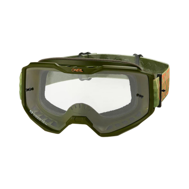 Naočare Cross ONEAL B-10 STRIPED zeleno narandžaste