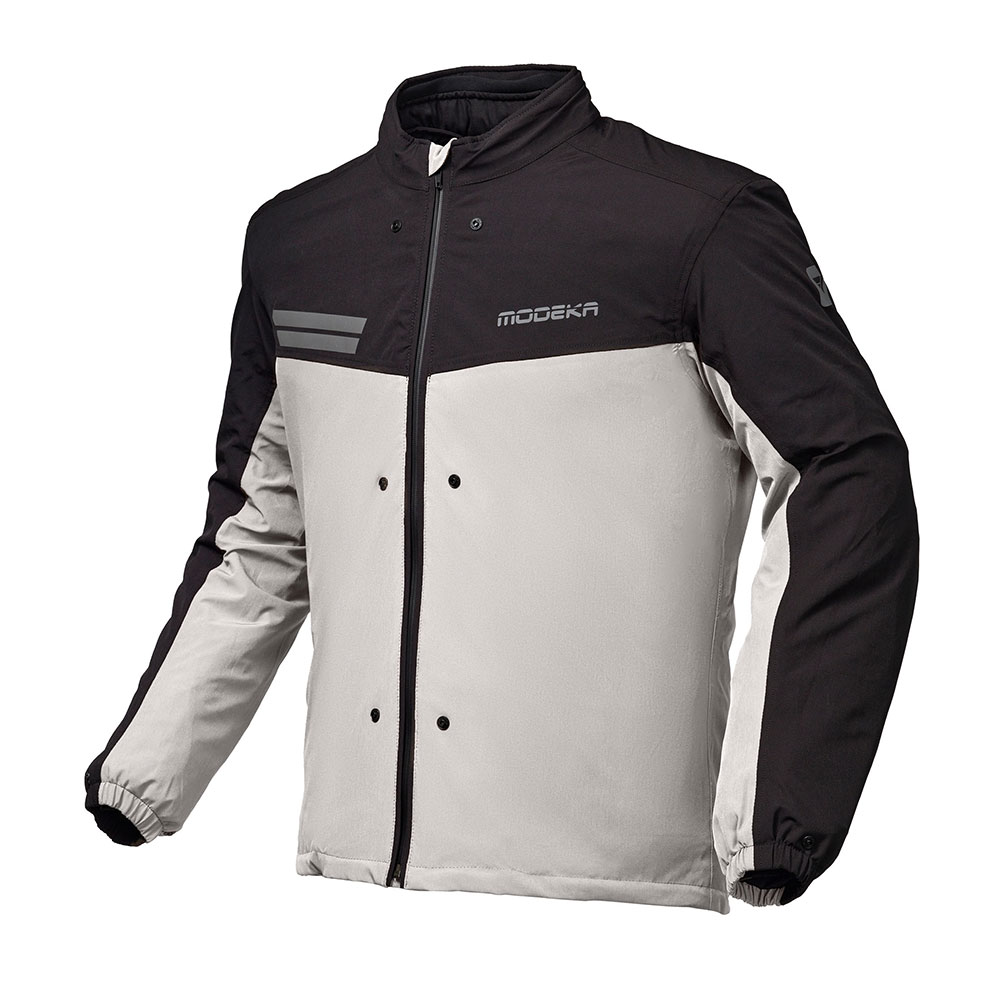 Jakna ATLAZ svetlo sivo crna MODEKA