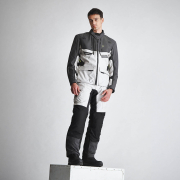 Jakna ATLAZ svetlo sivo crna MODEKA