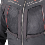 Jakna LS2 ZIRCONIUM EVO muška crno crvena 5XL