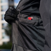 Jakna LS2 BOLTON AIR muška sivo bela 4XL