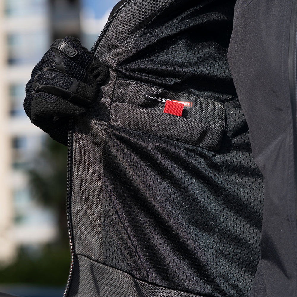 Jakna LS2 BOLTON AIR muška sivo bela XXL