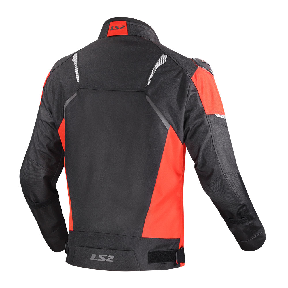 Jakna LS2 ZOOM muška crno crvena 3XL