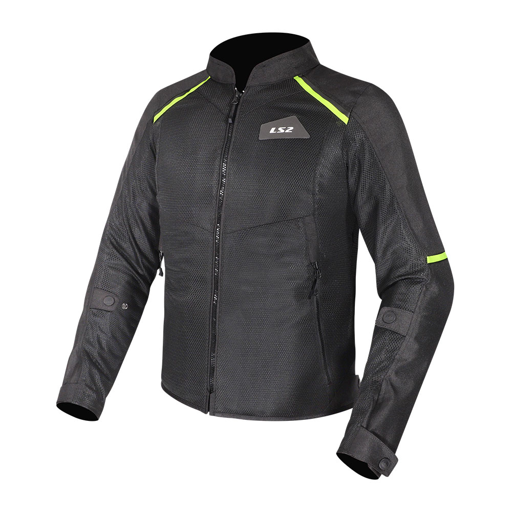 Jakna LS2 BREEZE muška crno žuta 4XL