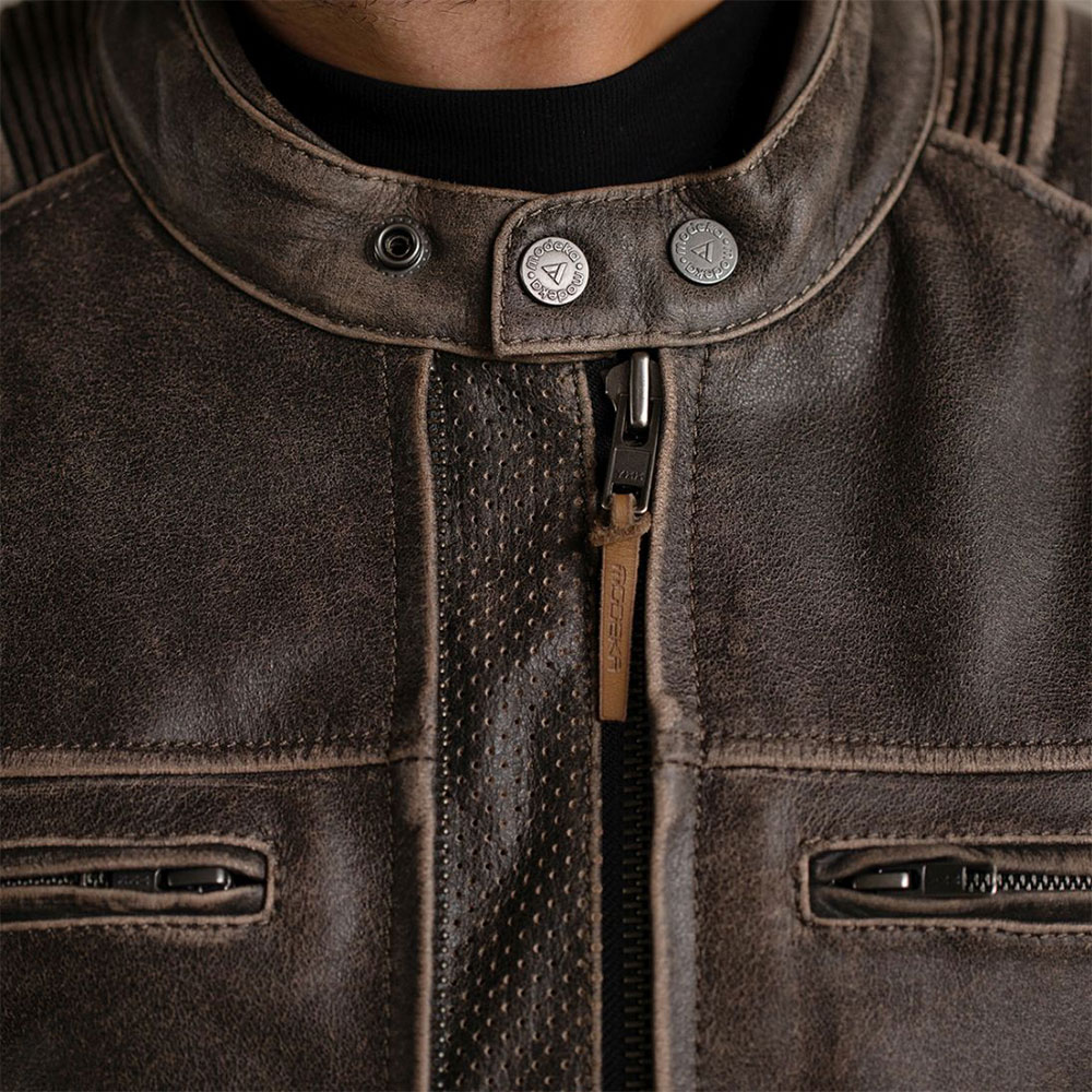 Jakna MODEKA VINCENT AGED braon kožna 54 / XL