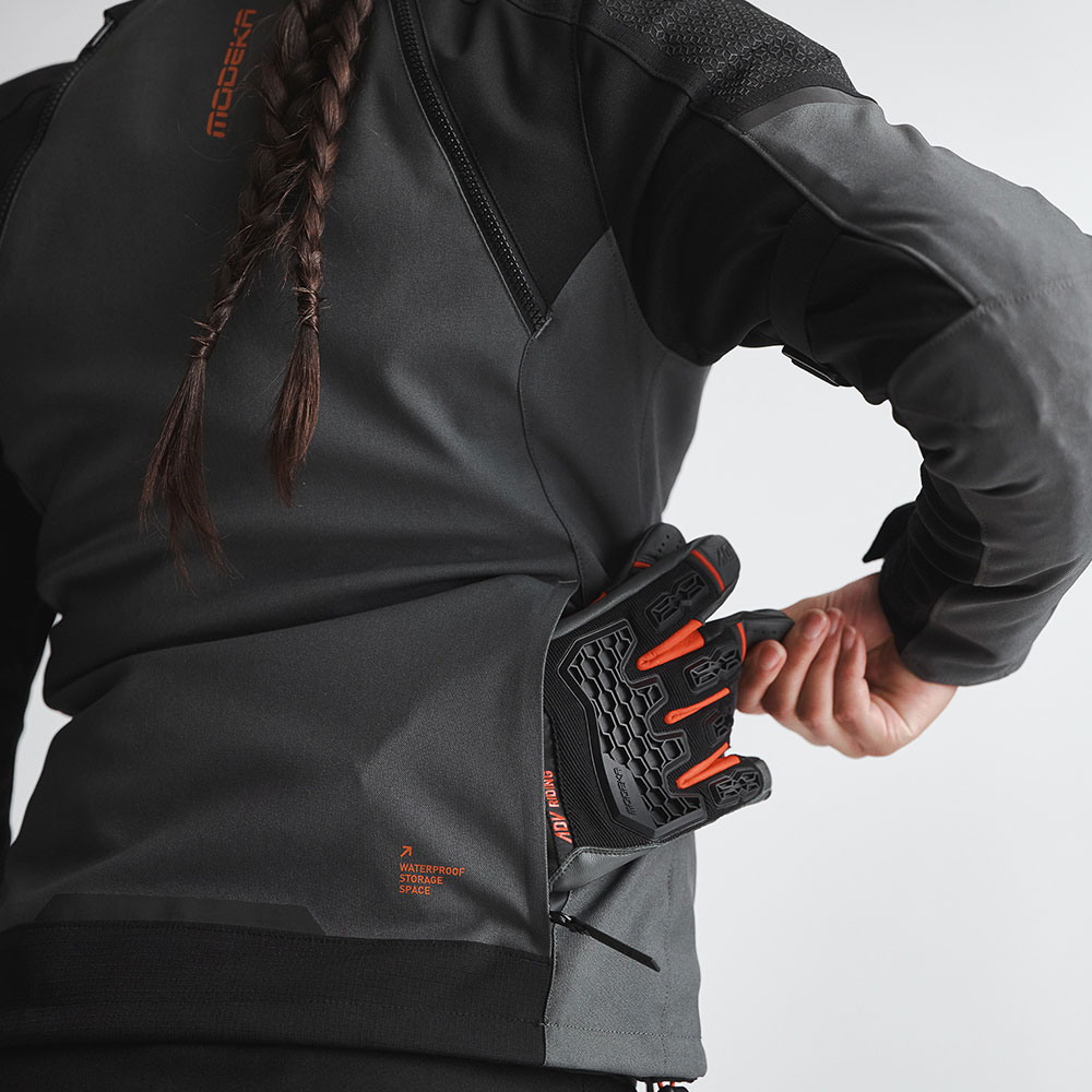 Jakna MODEKA MUVA ženska crno siva