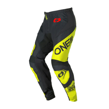Pantalone Motocross O NEAL ELEMENT RACEWEAR crno žute 36/52