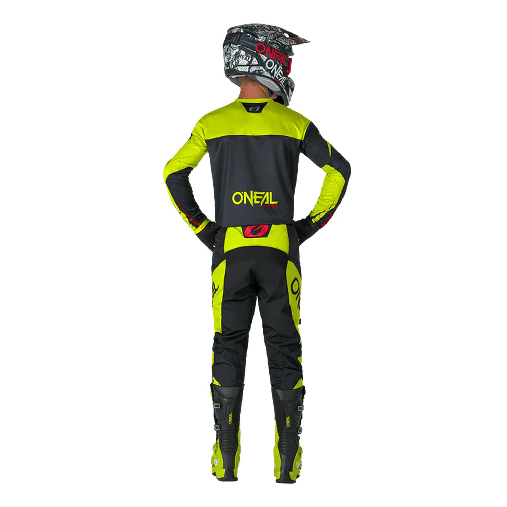 Pantalone Motocross O NEAL ELEMENT RACEWEAR crno žute 36/52