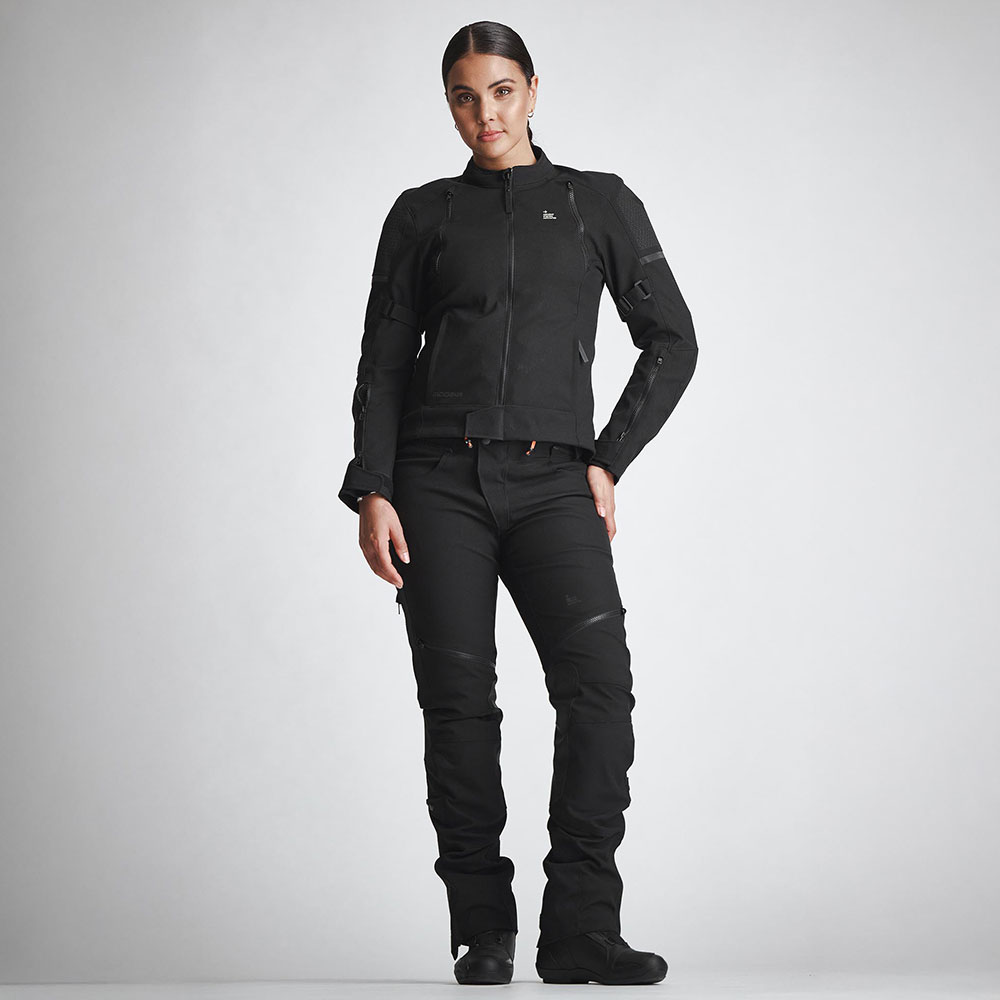 Pantalone MUVA ženske crne 38 MODEKA