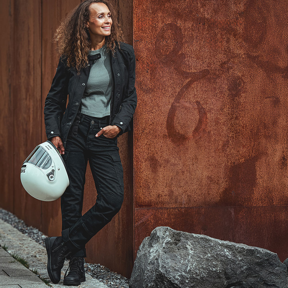 Pantalone MODEKA BRANDON JEANS ženske crne