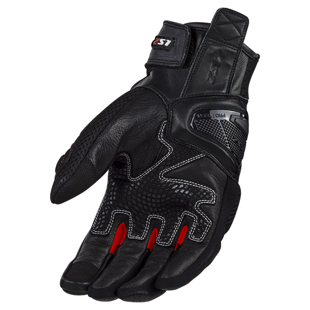 Rukavice LS2 SPARK AIR muške crno crvene