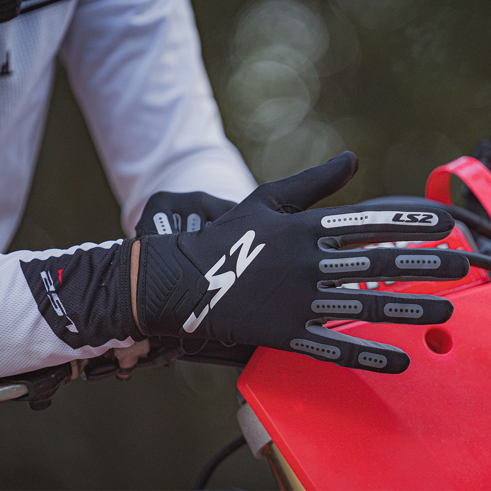 Rukavice LS2 BEND muške crno sive
