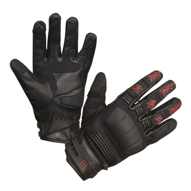 Rukavice ENNOS letnje crno crvene 9 L MODEKA