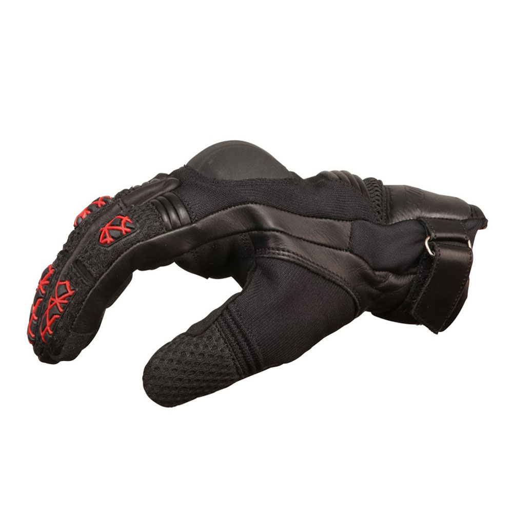 Rukavice ENNOS letnje crno crvene 12 3XL MODEKA