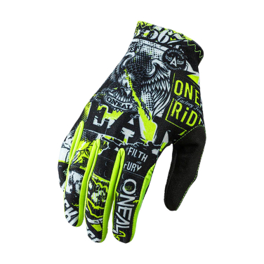 Rukavice ONEAL MATRIX ATTACK crno zelene dečije XL