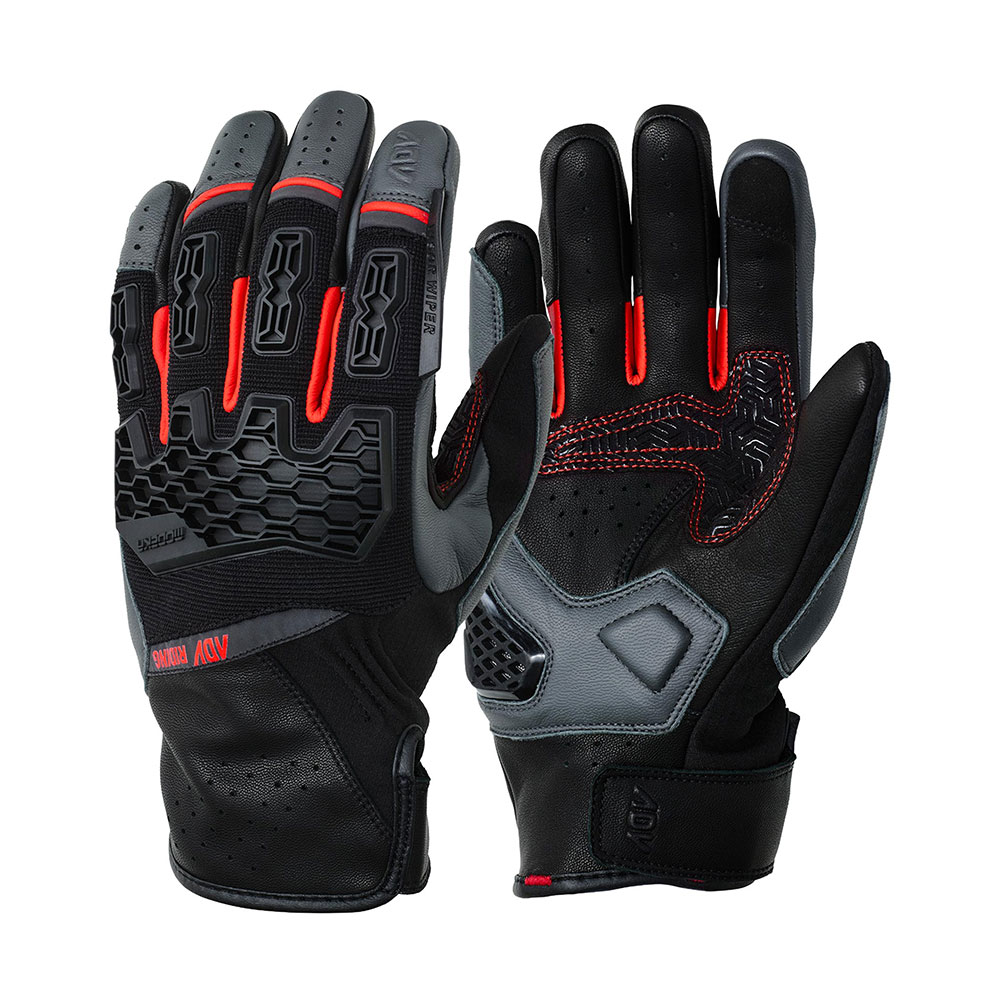 Rukavice ATLAZ crno tamno sive L MODEKA