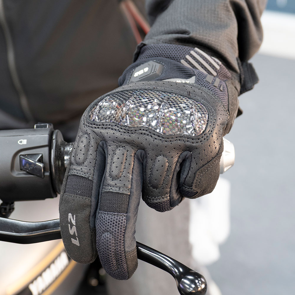 Rukavice LS2 ATOM muške crne XXL