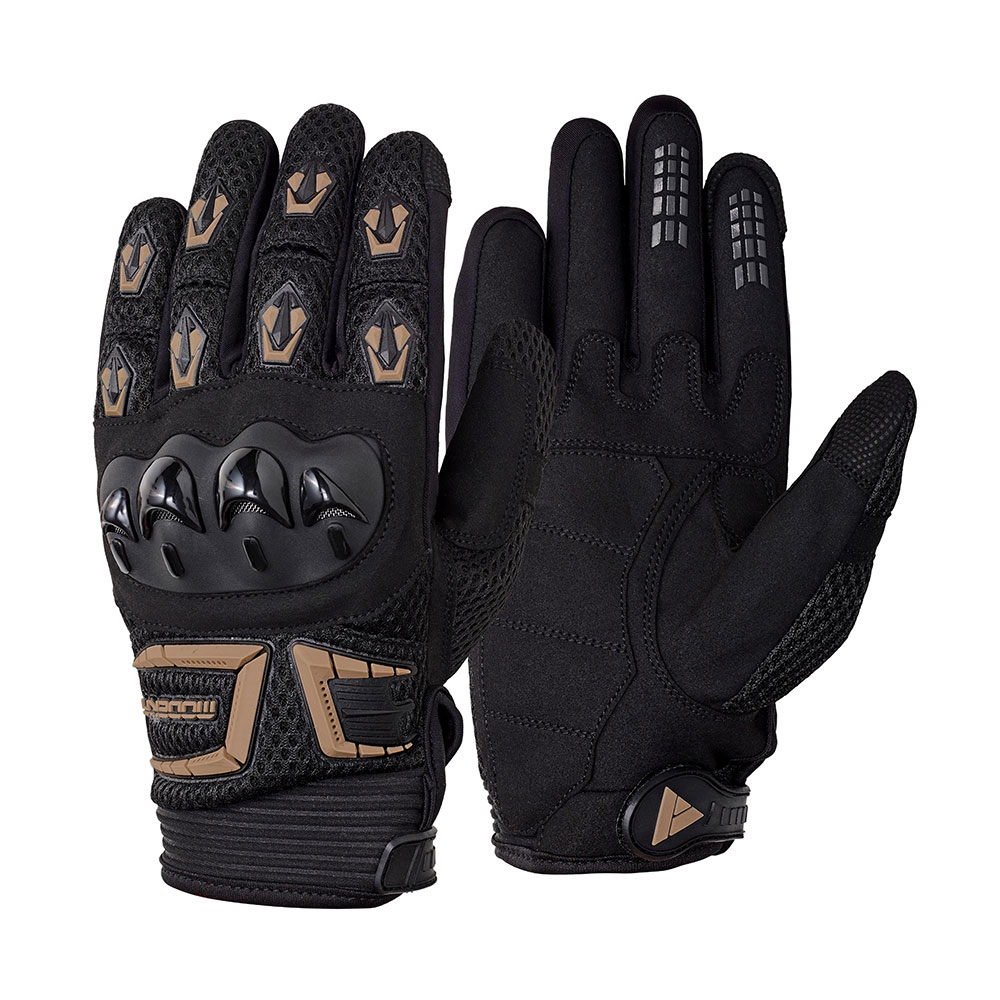 Rukavice MODEKA MX TOP II kratke crno braon 10 XL