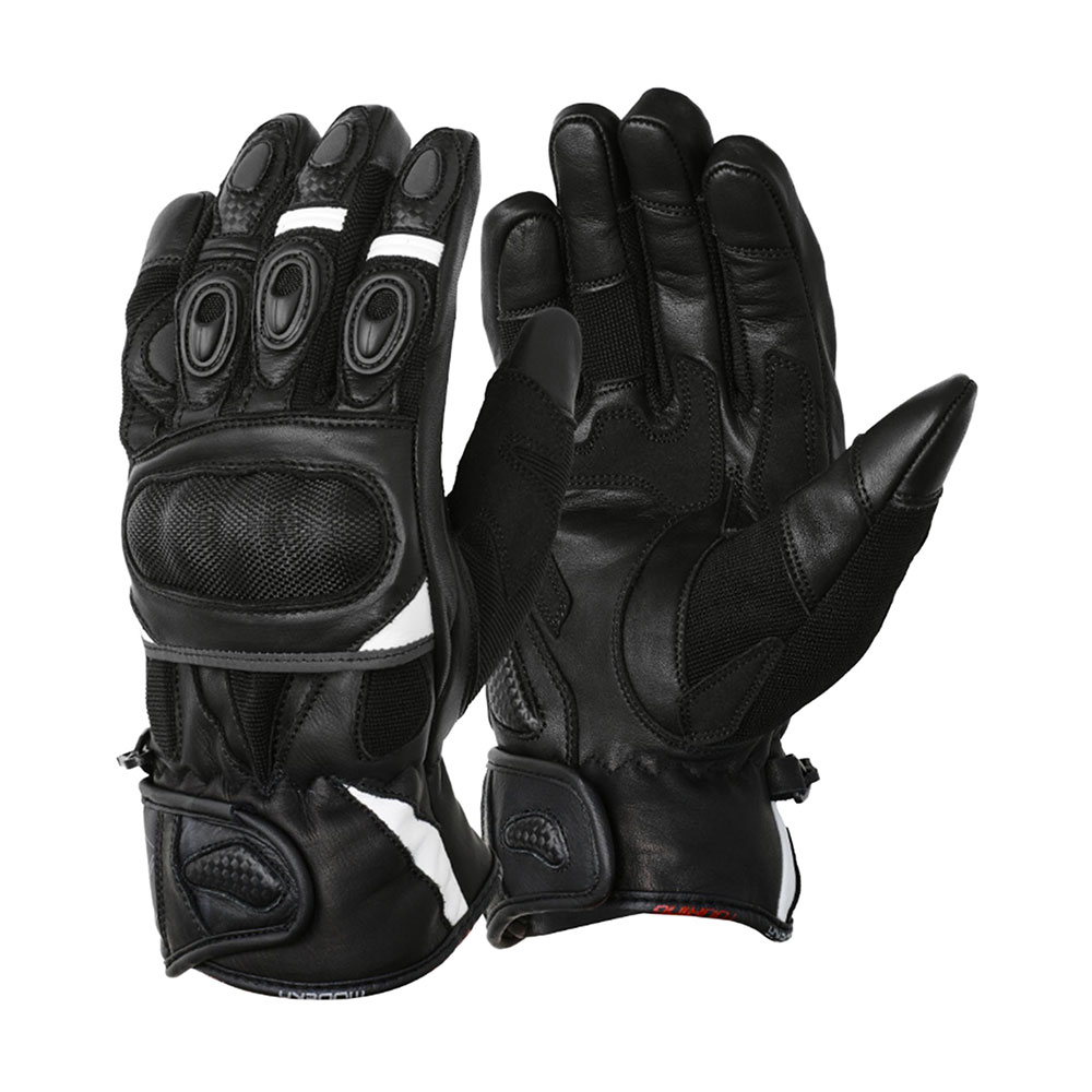 Rukavice SAHARA TRAVELLER kratke crno bele 11 XXL MODEKA