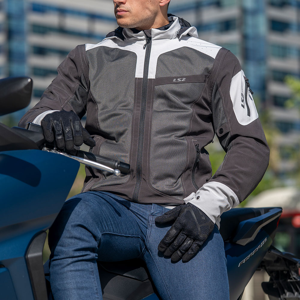 Rukavice LS2 RAY II muške crne 3XL