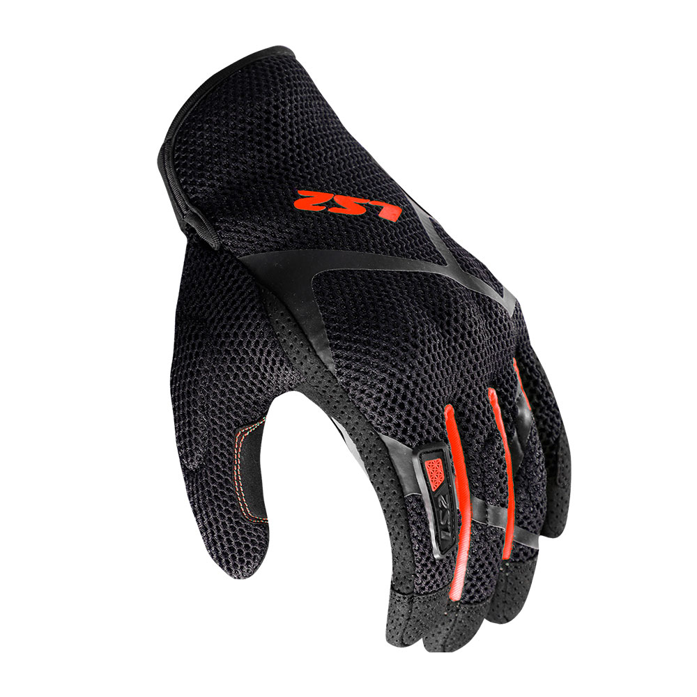 Rukavice LS2 RAY II muške crno crvene XL